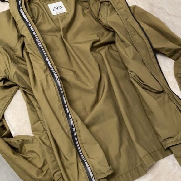 Zara Women Green Light Jacket Size S - Picture 9 of 10